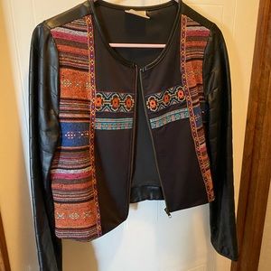 Colorful black jacket